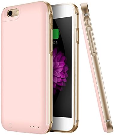 iPhone 6 Battery Case / iPhone 6S Battery Case - Ultra Slim Extended Battery Case for iPhone 6s (4.7 inch) Charger Portable Charger Battery Back Up(Pink)