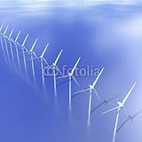 IMAGE OF Wallmonkeys Peel and Stick Wall Decals - Windenergie - 48