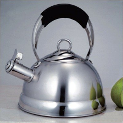 Creative Home Jupiter 2.6 Qt Stainless Steel Whistling Tea Kettle