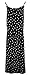 LEMO NSSTAR Womens Polka Dots Long Boho Chiffon Dress