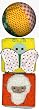 Mes imagiers-cubes : 3 imagiers : les animaux ; les couleurs ; les jouets