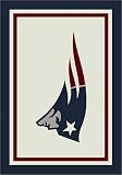 7ft8in x 10ft9in - N/A NFL Football Team Logo Rugs by Milliken New England Patriots New England Patriots Spirit Rug