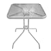 Gartentisch Glastisch 60x60cm Silber