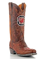 Sports: NCAA South Carolina Fighting Gamecocks Mens Gameday Boots, Brass, 11.5 D (M) US - Gameday Boots