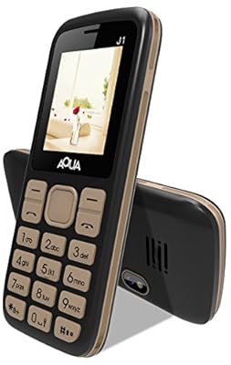 Aqua J1 - Dual SIM Basic Mobile Phone - Gold