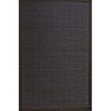 Anji Mountain Villager Ebony Bamboo Rug 5'X8' (Ebony) by ANJI MOUNTAIN BAMBOO RUGS