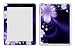 Bundle Monster Apple Ipad 2 Tablet Vinyl Skin Cover Art Decal Sticker Protector Accessories - Space Purple Flower