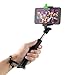 [One-piece Solution] Selfie Stick, Amzdeal® Ultra Compact Foldable U-shape Self-portrait Extendable Monopod with Built-in Bluetooth and 270 Degree Adjustable Phone Holder for iPhone, Android