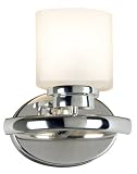 Review Kenroy Home 3390 / Kenroy Home 3390 Bow One-Light Sconce, Polished Nickel with White Globe