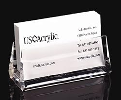 Acrylic Beveled Business Card Holder