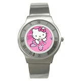 Stainless Steel Watch of Art Deco Hello Kitty Dancing Ballet