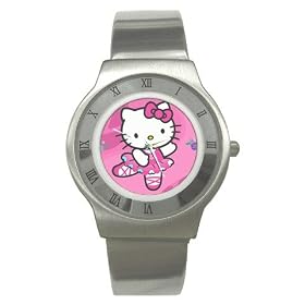 Stainless Steel Watch of Art Deco Hello Kitty Dancing Ballet