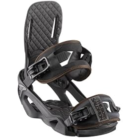 Salomon The Boss Snowboard Bindings Black Size Medium