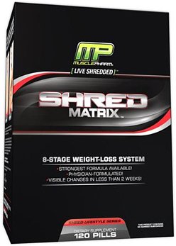 Shred Matrix - Muscle Pharm Shred Matrix 8-Stage Weight-Loss System - 120 Capsules
