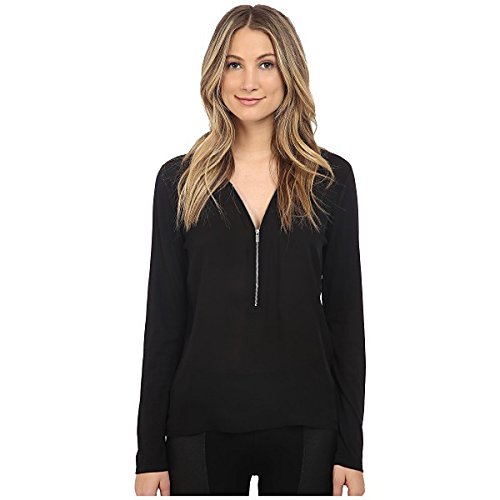 ザ・クープルス トップス シャツ Long Sleeve Signature T-Shirt in Silk an Black [並行輸入品]