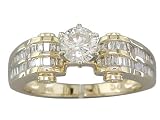  : EGL CERTIFIED 0.95CTTW DIAMOND ENGAGEMENT RING