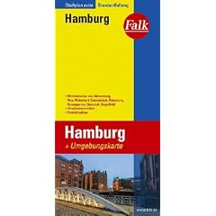 Falk Stadtplan Extra Standardfaltung Hamburg