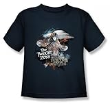 The Twilight Zone - Science And Superstition Juvee T-Shirt In Navy, Size: 4, Color: Navy