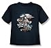 The Twilight Zone - Science And Superstition Juvee T-Shirt In Navy, Size: 4, Color: Navy