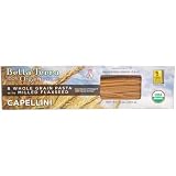 Bella Terra 8 Whole Grain Capellini, 10-Ounce Boxes (Pack of 12)