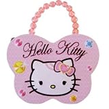 Butterfly 5in Pearl Handle Diamonds and Pearls Hello Kitty Tinbox - Hello Kitty Purse