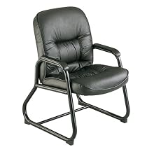 Safco 3473BL Serenity Guest Chair, Black