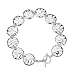 Arabesque Enlaced Disc Bracelet by Hot Diamonds