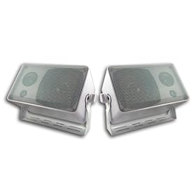 weather resistant bookshelf stereo speakers