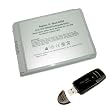 8 Cells Apple M8416 iBook G3 G4 14 Series Replacement 4400mAh Laptop Battery P/N: M8416G/A M8416/M8665G M8416J/A M8665 M8665G/A M9140G/A M9140J/A M9338G/A series Laptops w/ A USB 2.0 SD Card Reader