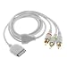 RCA AV (Video and Audio ) Cable with iPod Plug for Apple Iphone 3G, Ipod Touch 2ND 1st Nano 4th 3rd Generation, Classic, Video