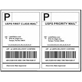 200 Shipping Labels White Blank Half Page Self Adhesive for Laser Inkjet Printer