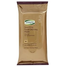 Simple Regeneration+Smoothing Facial Cleansing Wipes 77108 24's