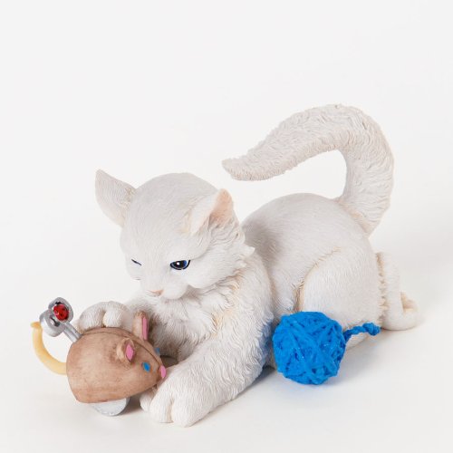 Enesco Charming Purrsonalities I Love Unwinding with You Figurine, 2-1/2-Inch