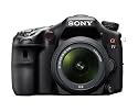 Sony SLT-A77VK SLR-Digitalkamera (24 Megapixel, 7,6 cm (3 Zoll) Display, bildstabilisiert) Kit inkl. SAL18-55mm DT F3.5-5.6 Objektiv schwarz