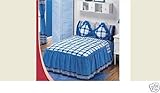 Blue Katty Bedspread Sheets Bedding Set Twin