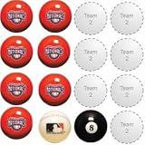 Washington Nationals 1-TEAM BILLIARDS/POOL TABLE BALL SET (9)