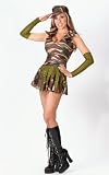 Sexy Camouflage Army Brat Teens Halloween Costume Junior Size 0-9 #1697