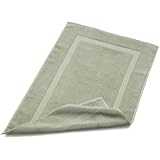 Pinzon Luxury Banded Bath Mat - Sage