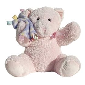 Mary Meyer TAGGIES Bear w/ blanket-pink
