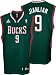 Yi Jianlian Milwaukee Bucks Green Replica Adidas NBA Jersey