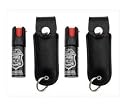 2 Police Magnum OC17 Keychain Red Pepper Spray w/ UV Dye - 1/2oz Soft Cases