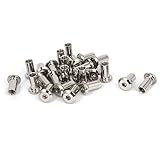 25pcs M6 Rivet Hex Socket Head Cap Screw Barrel Nut Furniture Hardware