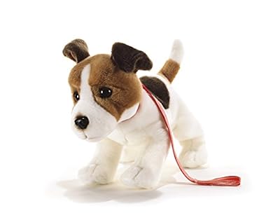 Plush&Company - 15782 - Peluche - Milo Jack Russel en Laisse - 32 cm