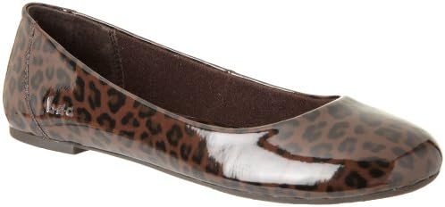 Born Concept Women's Batik Slip On Flats in Dark Brown Size 6