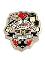 Sailor Jerry STEWED, SCREWED AND TATTOOED Metal Belt Buckle
