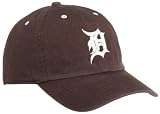 41oosFMD3jL. SL160  Detroit Tigers Chocolate Marlin Fitted Cap