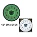 WALL CLOCK WITH LIGHT SENSOR 12"