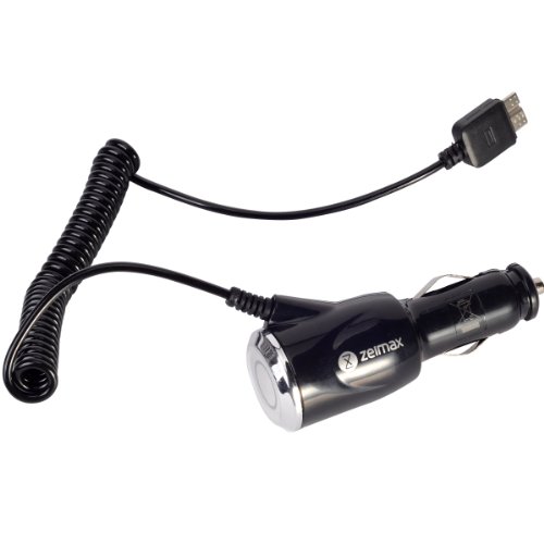 [GALAXY S5] Zeimax® Tangle-free Fast Travel Car Charger Adapter Rapid Car Charging Cable Kits for Samsung Galaxy S5 V and Note 3 (Black) Type 3