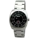 DKNY NY1311 Gents Analogue Watch, Stainless Steel Bracelet Watch & Case, Black Dial with Separate 'Seconds' Dial