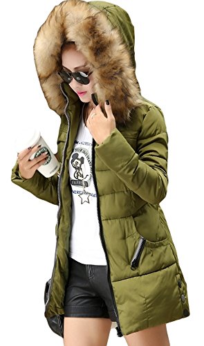 (オルル)OLULU ファー付き ダウンコート / ダウンジャケット アウター コート フェイクファー カジュアル セレブ クール 大きいサイズ / レディース 140916-1